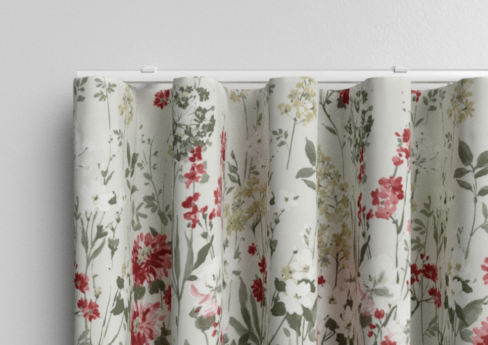 Wild Meadow, Ruby - Made to Measure Curtains - Image 13